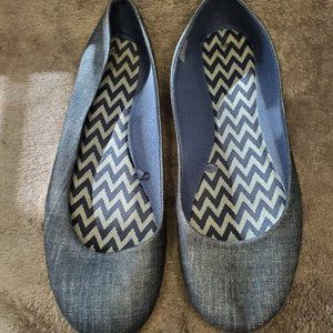Denim Ballet Flats
